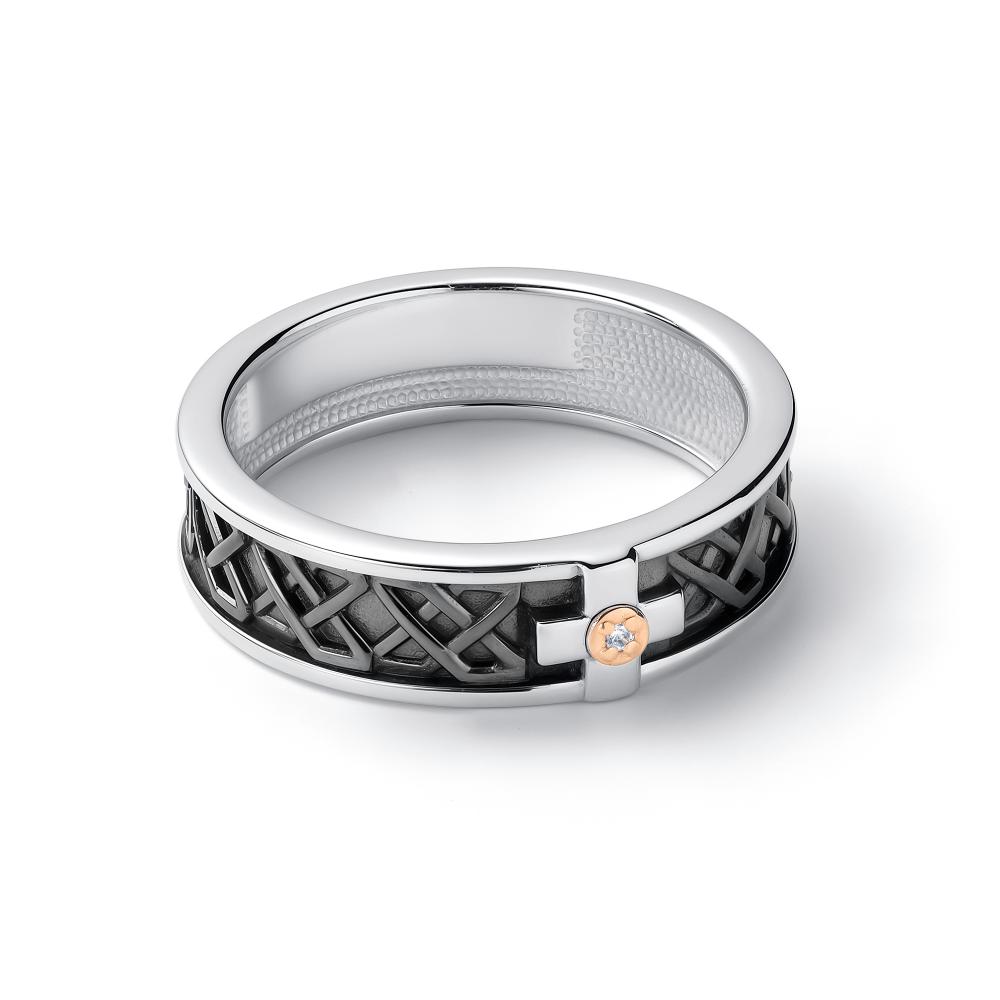 Кольцо из серебра 01-4097/000Б-17