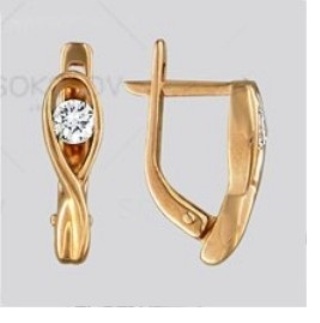 Серьги из золота 1020380