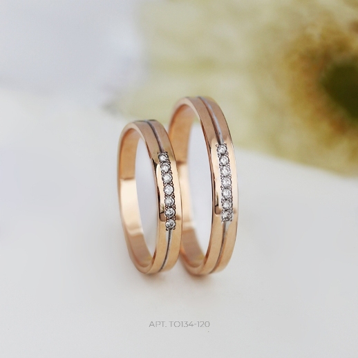 Кольцо из золота 585 пробы Т0134-120 с бриллиантами