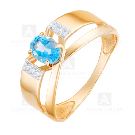 Кольцо из красного золота 585 пробы кл4013-78-01