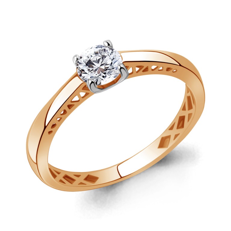 Кольцо из красного золота 585 пробы 600316