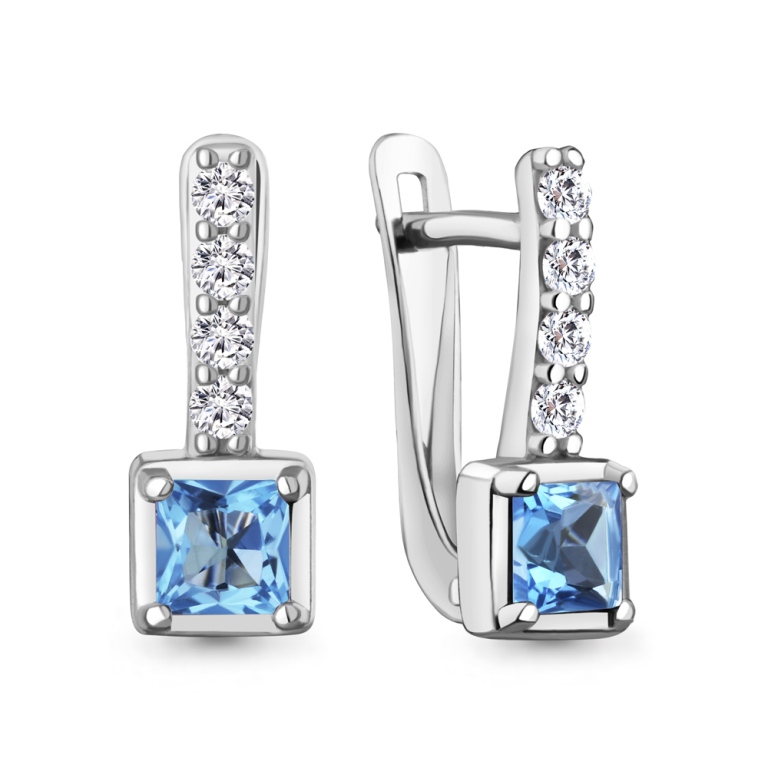 Серьги из серебра 45027905А