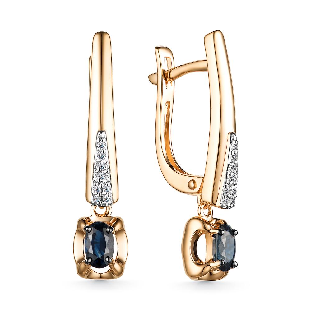 Серьги из золота 25375-102