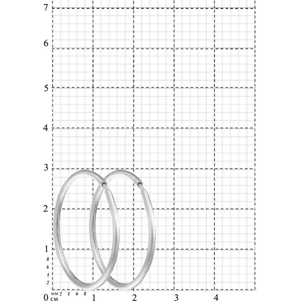 Серьги из серебра К-13-001-30