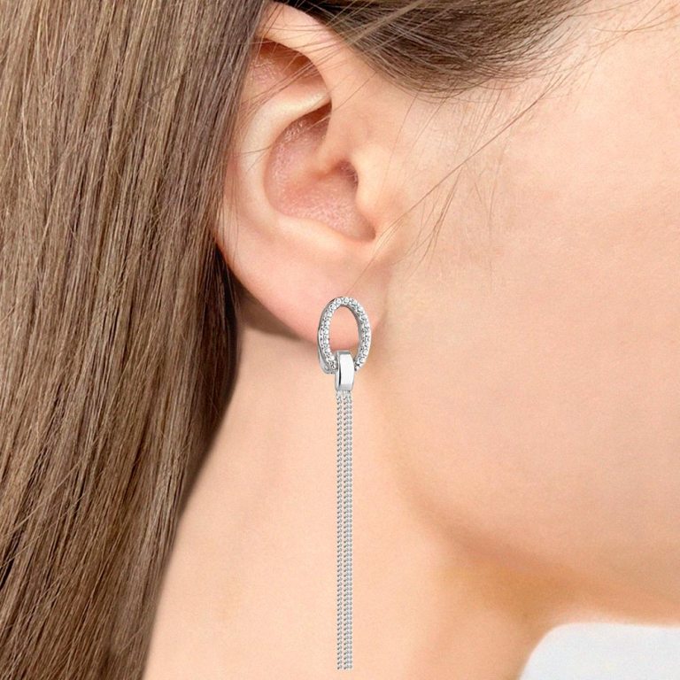 Серьги из серебра 49180А