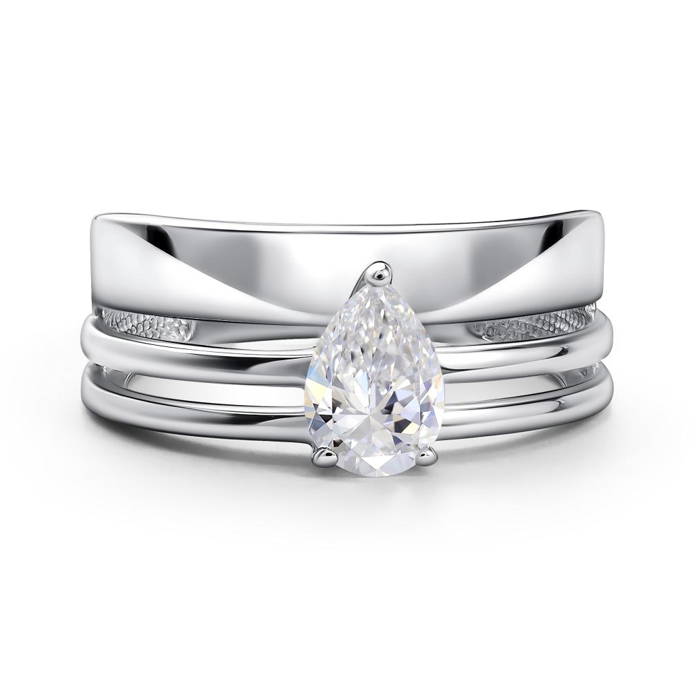 Кольцо из серебра 01-4439/00ГХ-00