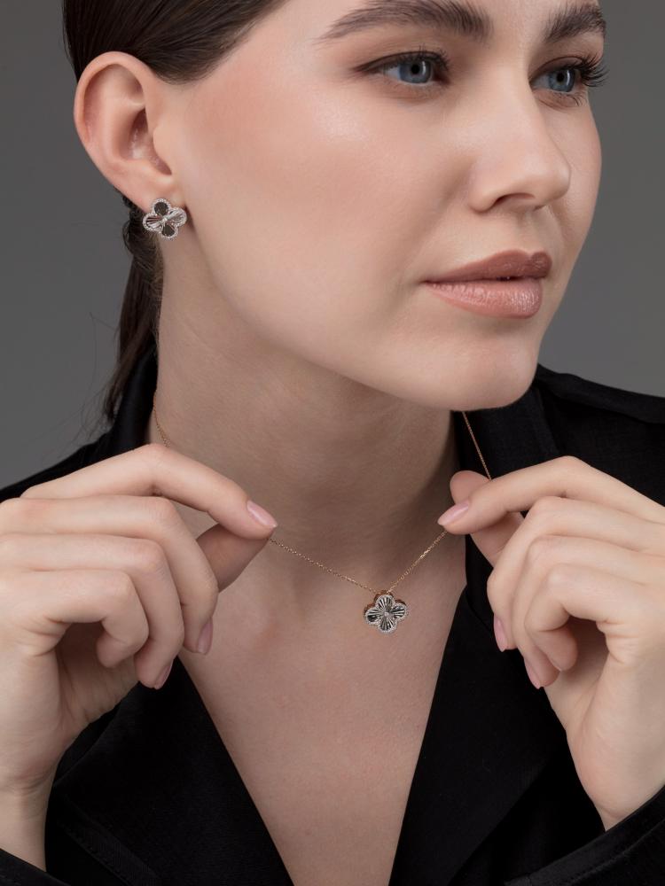 Серьги из золота 26162-100
