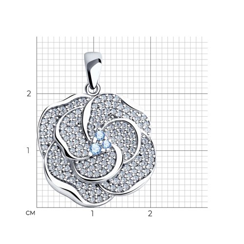 Подвеска из серебра 94032325