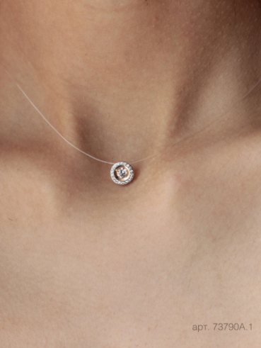 Колье из красного золота 585 пробы 73790А