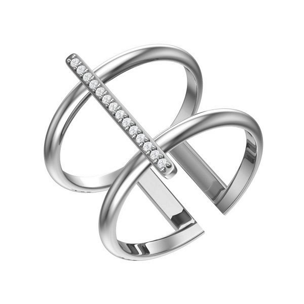 Кольцо из серебра 0101589-00775