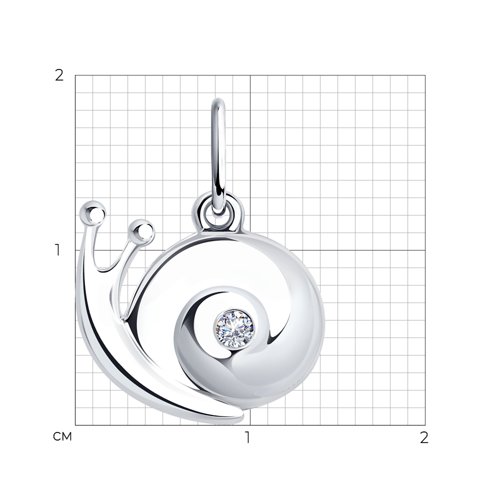 Подвеска из серебра 94032581
