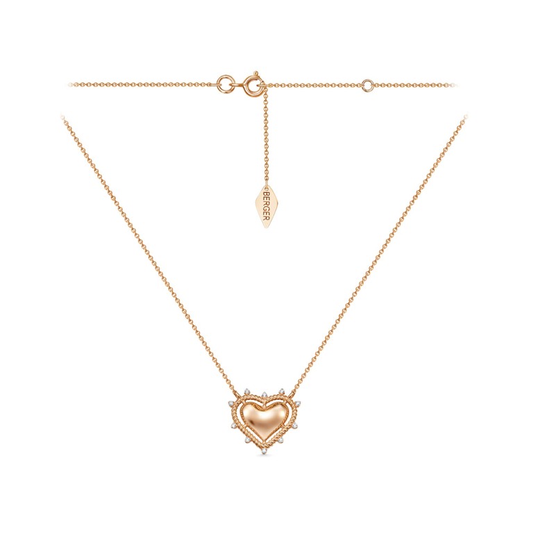 Колье из красного золота 585 пробы 770161