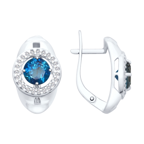 Серьги из серебра 92021724