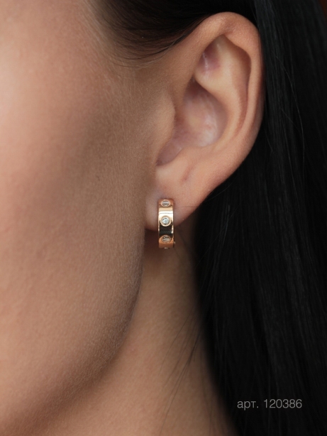 Серьги из золота 120386