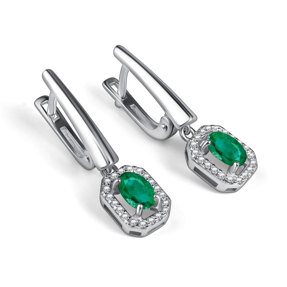 Серьги из серебра 02-4564/000И-00