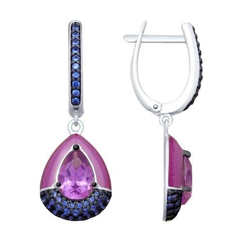 Серьги из серебра 92021889