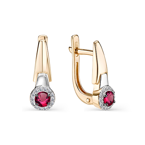 Серьги из золота 22818-103