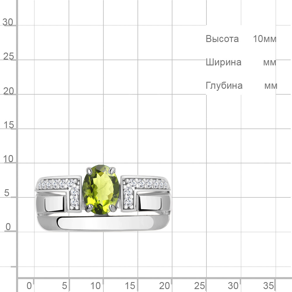 Кольцо из серебра 6977707А