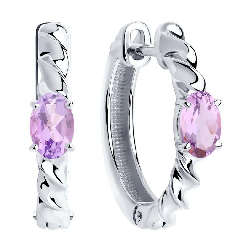 Серьги из серебра 92022282