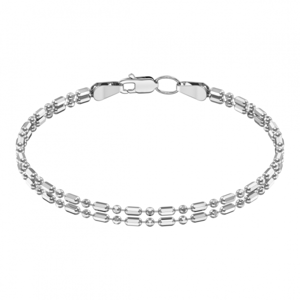 Браслет из родированого серебра 925 пробы НБ22-1767-3 д. 2