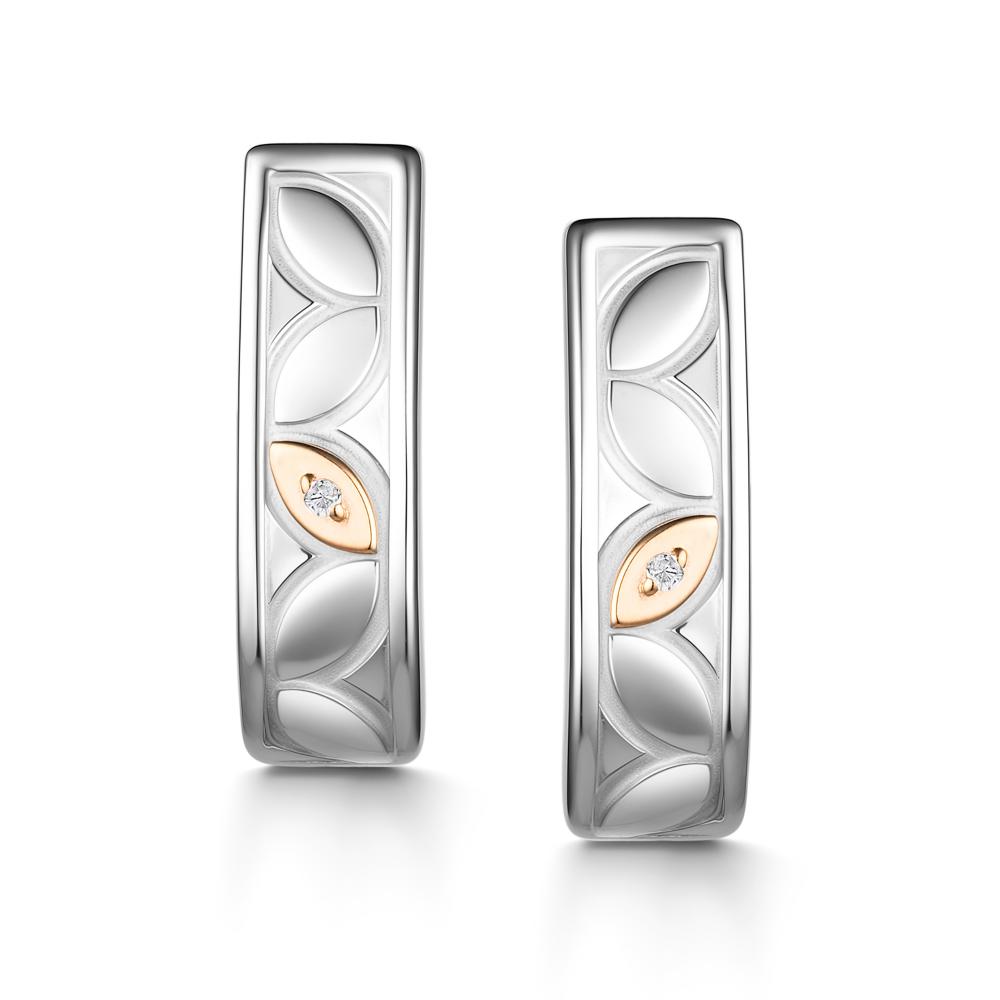 Серьги из серебра 02-4226/000Б-00