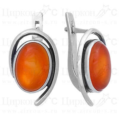 Серьги из серебра с1635