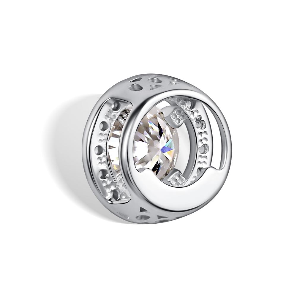 Подвеска из родированого серебра 925 пробы 03-5192/000М-00