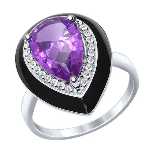 Кольцо из серебра 92011298
