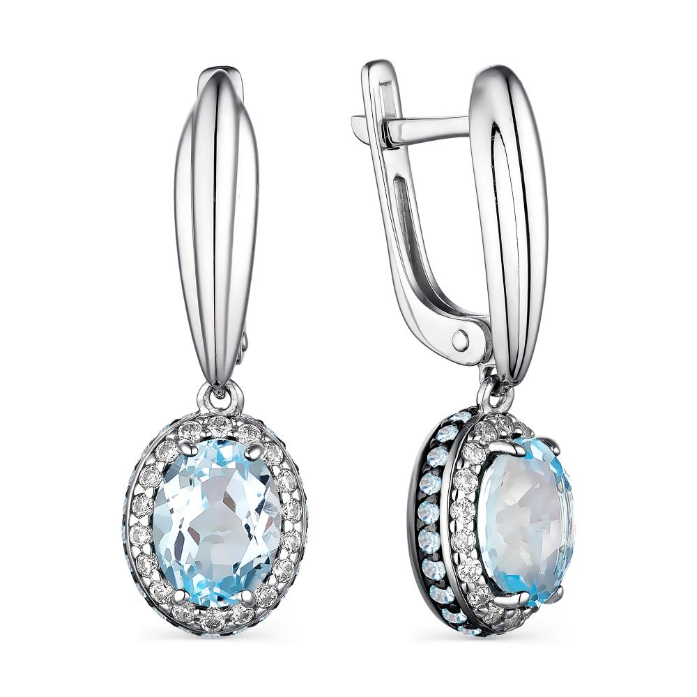 Серьги из серебра 02-1912/00ТБ-00
