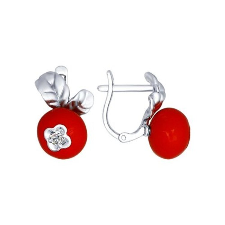Серьги из серебра 94022339