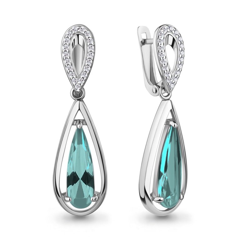 Серьги из серебра 45003088А