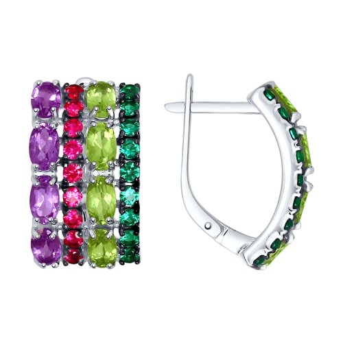 Серьги из серебра 92021488