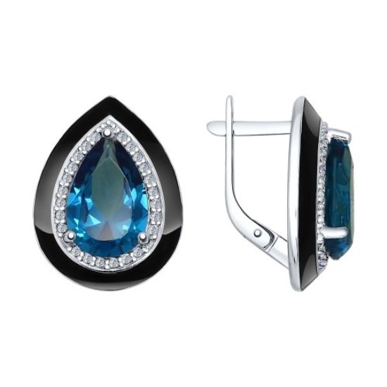 Серьги из серебра 92021448