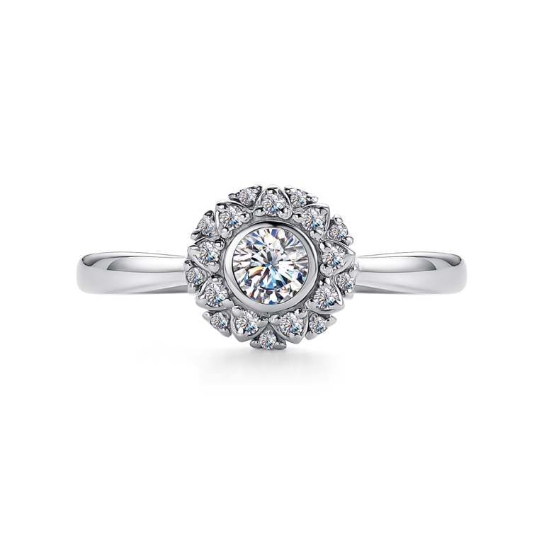 Кольцо из серебра 01-4006/00КЦ-00