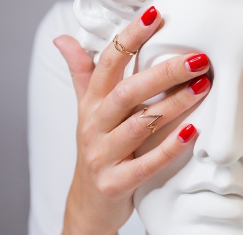 Кольцо из красного золота 585 пробы 0101412-00240