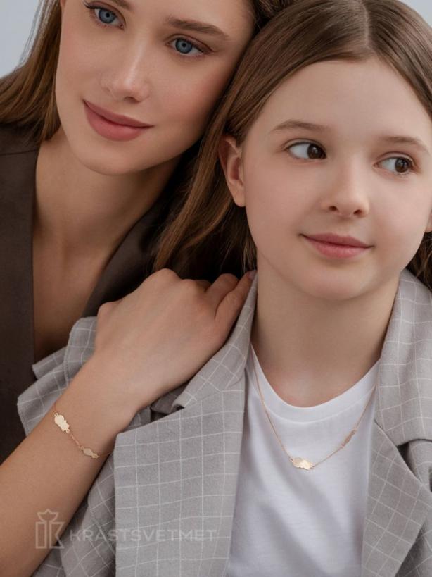 Браслет из красного золота 585 пробы НБ12-2065 д. 0,3