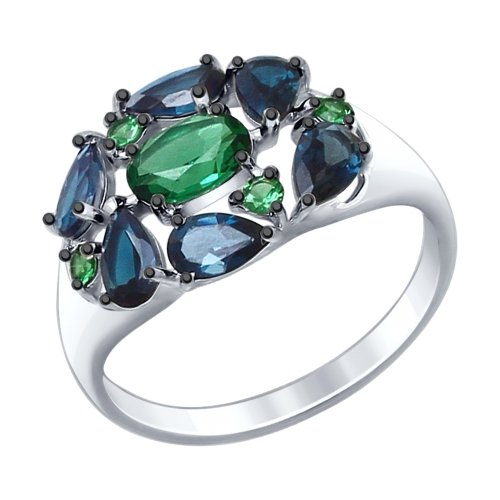 Кольцо из серебра 92011384