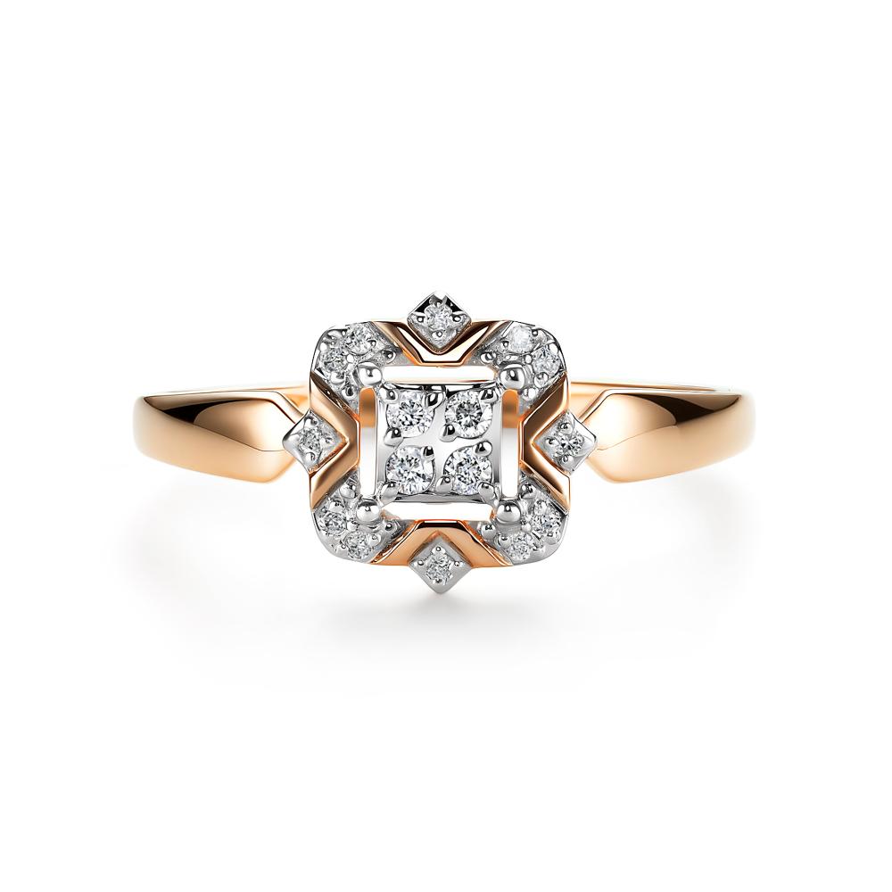 Кольцо из золота 16201-100