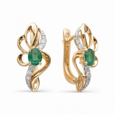 Серьги из золота 21426-101