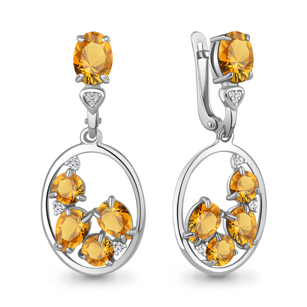 Серьги из серебра 4707106А