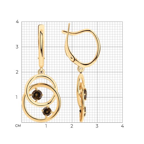 Серьги из серебра 92022308