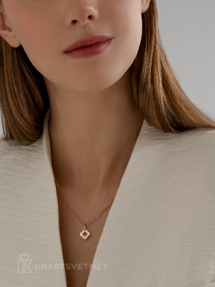 Подвеска из красного золота 585 пробы НП12-1477