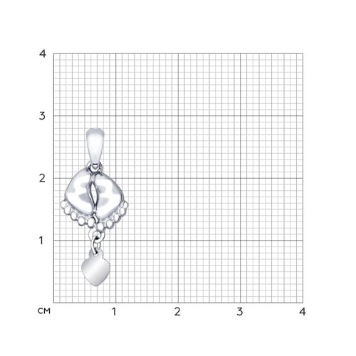 Подвеска из серебра 94031914