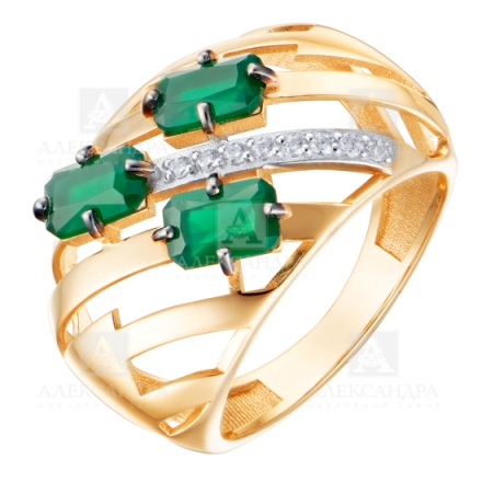 Кольцо из красного золота 585 пробы кл4381-12-01