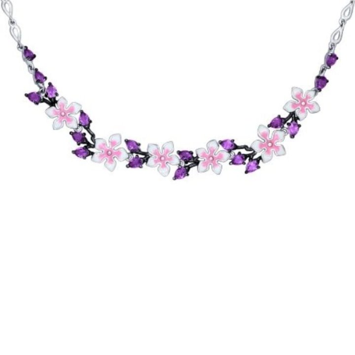 Колье из серебра 92070023
