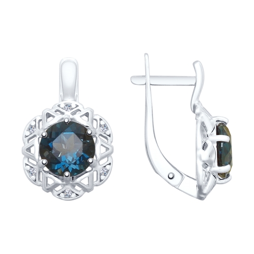 Серьги из серебра 92022051
