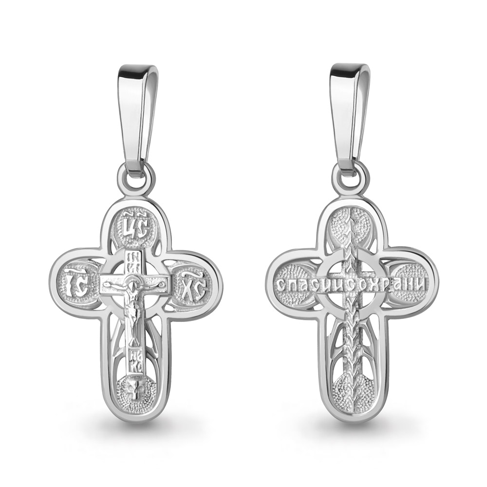 Крест из серебра 12001