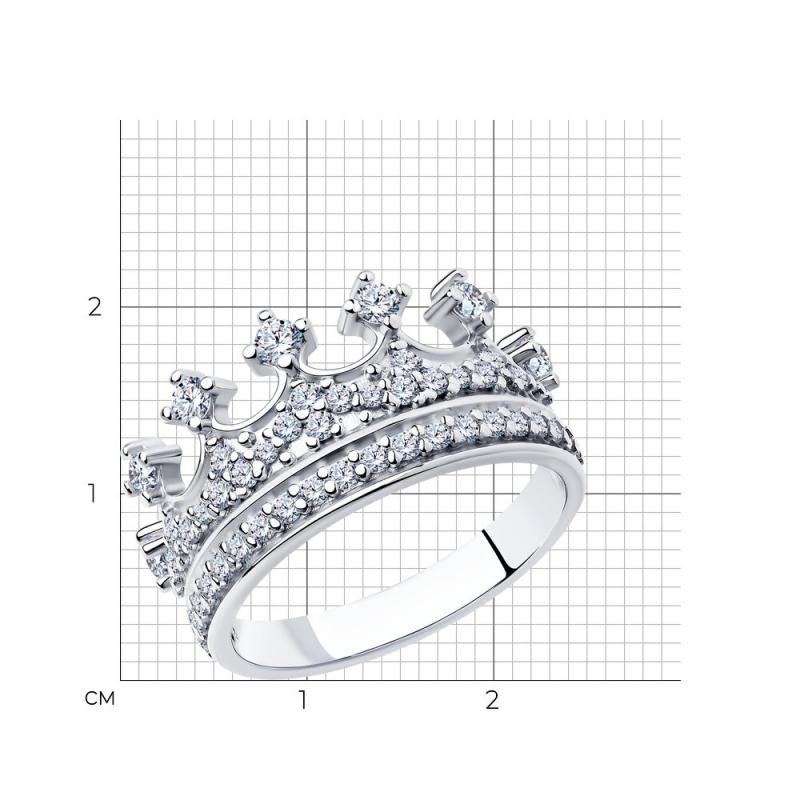 Кольцо из серебра 94011218