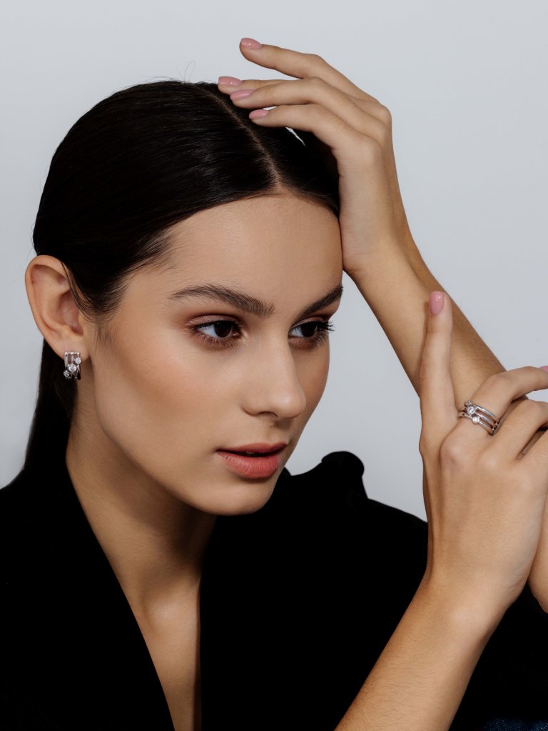 Серьги из серебра 02-4031/00КЦ-00