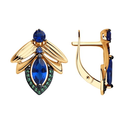 Серьги из золота 028329